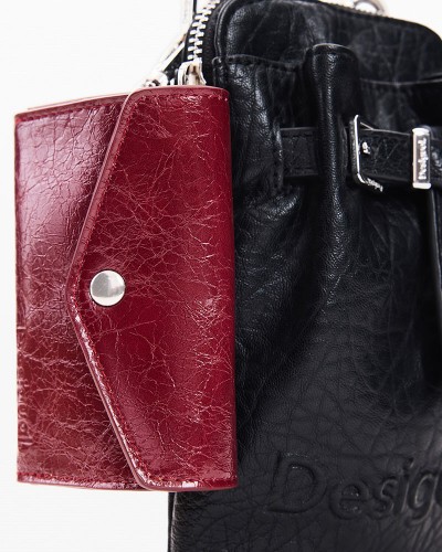 DESIGUAL MONE_HALF LOGO ALMA BLACK ΠΟΡΤΟΦΟΛΙ ΓΥΝΑΙΚΕΙΟ - DS0AC26WAYP130000000