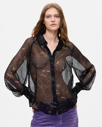 DESIGUAL BLUS_DAMASCO ΜΠΛΟΥΖΑ ΓΥΝΑΙΚΕΙΟ - DS0AP26WWBW110000000