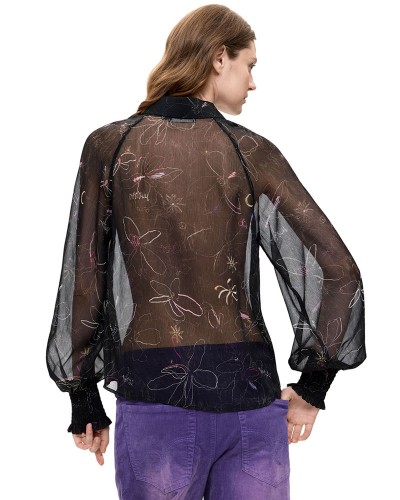 DESIGUAL BLUS_DAMASCO ΜΠΛΟΥΖΑ ΓΥΝΑΙΚΕΙΟ - DS0AP26WWBW110000000