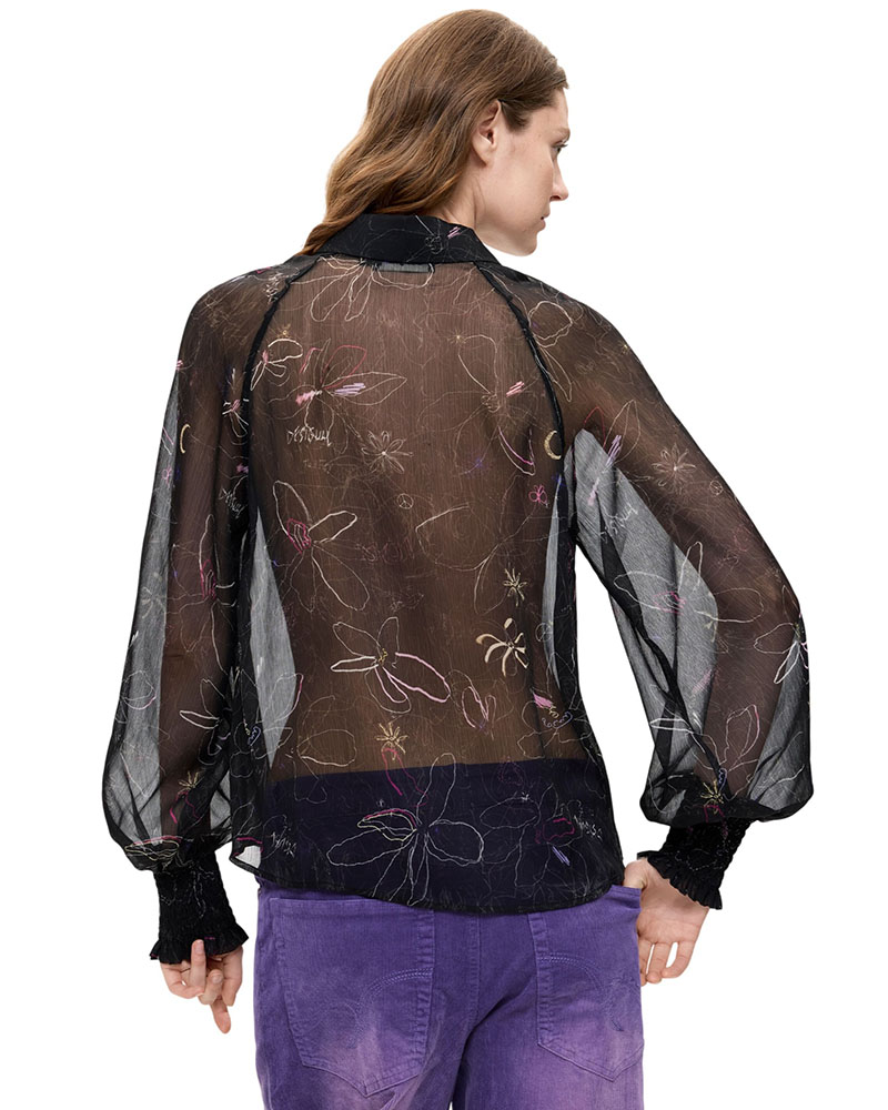 DESIGUAL BLUS_DAMASCO ΜΠΛΟΥΖΑ ΓΥΝΑΙΚΕΙΟ - DS0AP26WWBW110000000