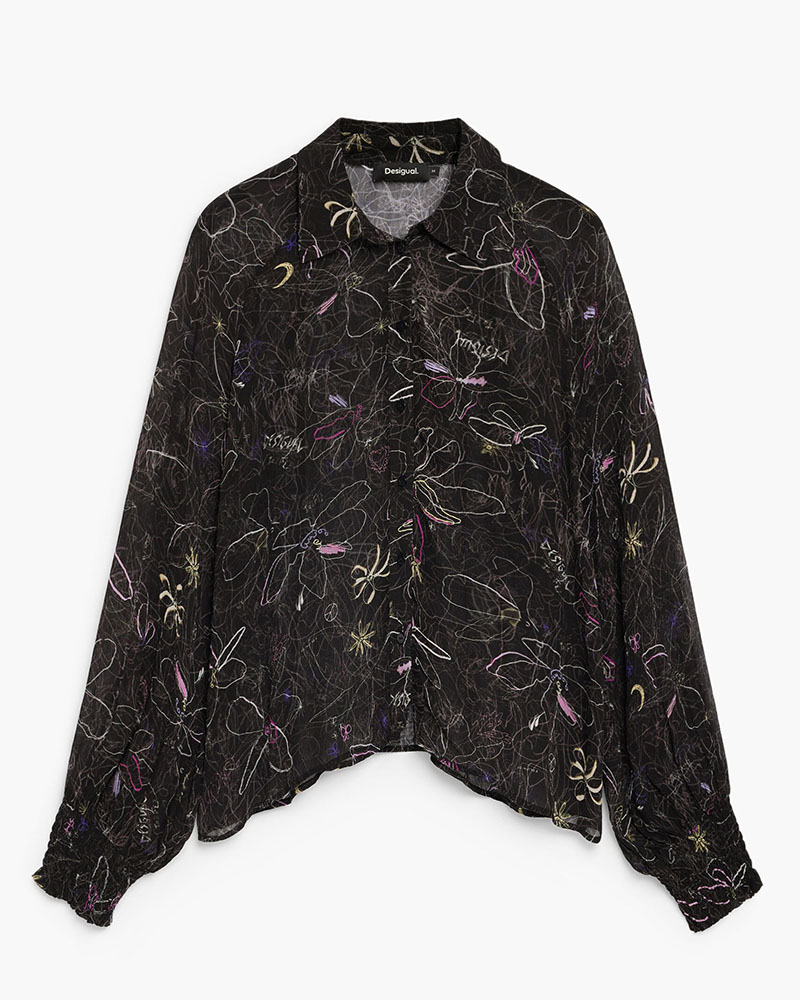 DESIGUAL BLUS_DAMASCO ΜΠΛΟΥΖΑ ΓΥΝΑΙΚΕΙΟ - DS0AP26WWBW110000000