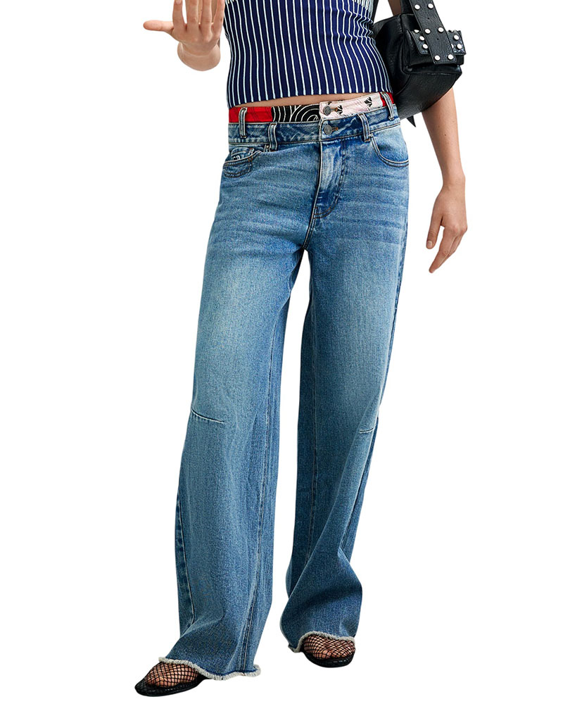 DESIGUAL DENIM_BELT ΠΑΝΤΕΛΟΝΙ ΓΥΝΑΙΚΕΙΟ - DS0AP26WWDD120000000