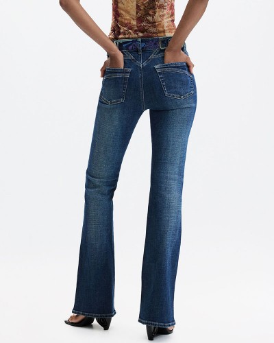 DESIGUAL DENIM_HIPBEL ΠΑΝΤΕΛΟΝΙ ΓΥΝΑΙΚΕΙΟ - DS0AP26WWDD210000000