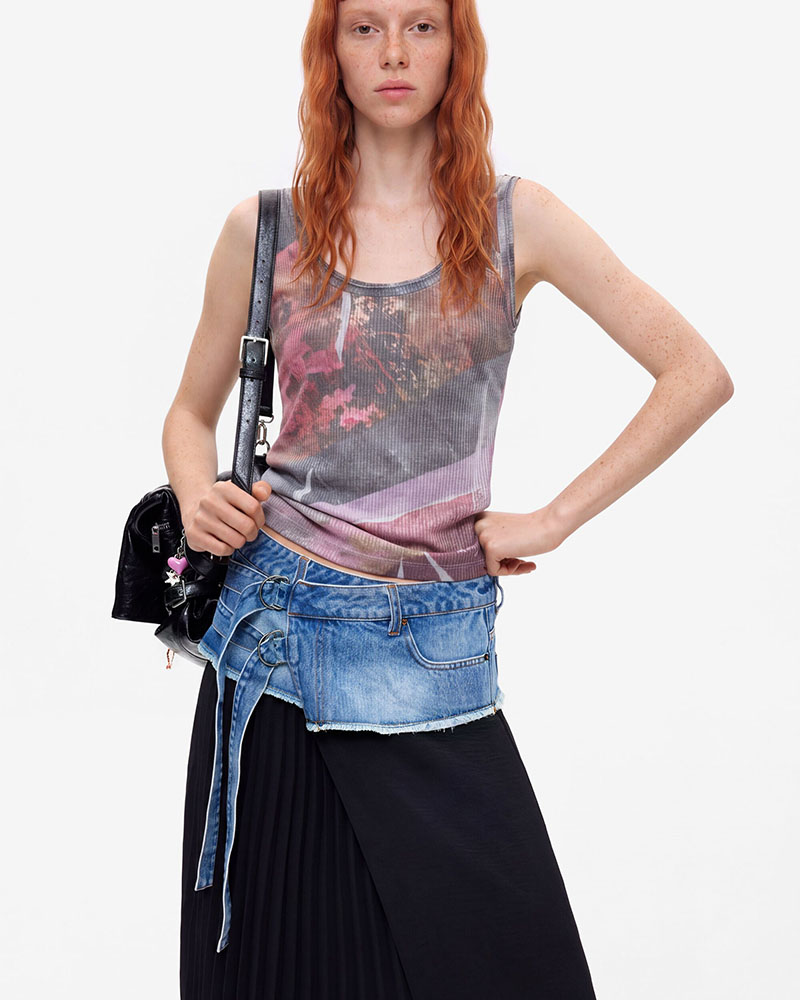 DESIGUAL FAL_COLLEGE ΦΟΥΣΤΑ ΓΥΝΑΙΚΕΙΟ - DS0AP26WWFD010000000