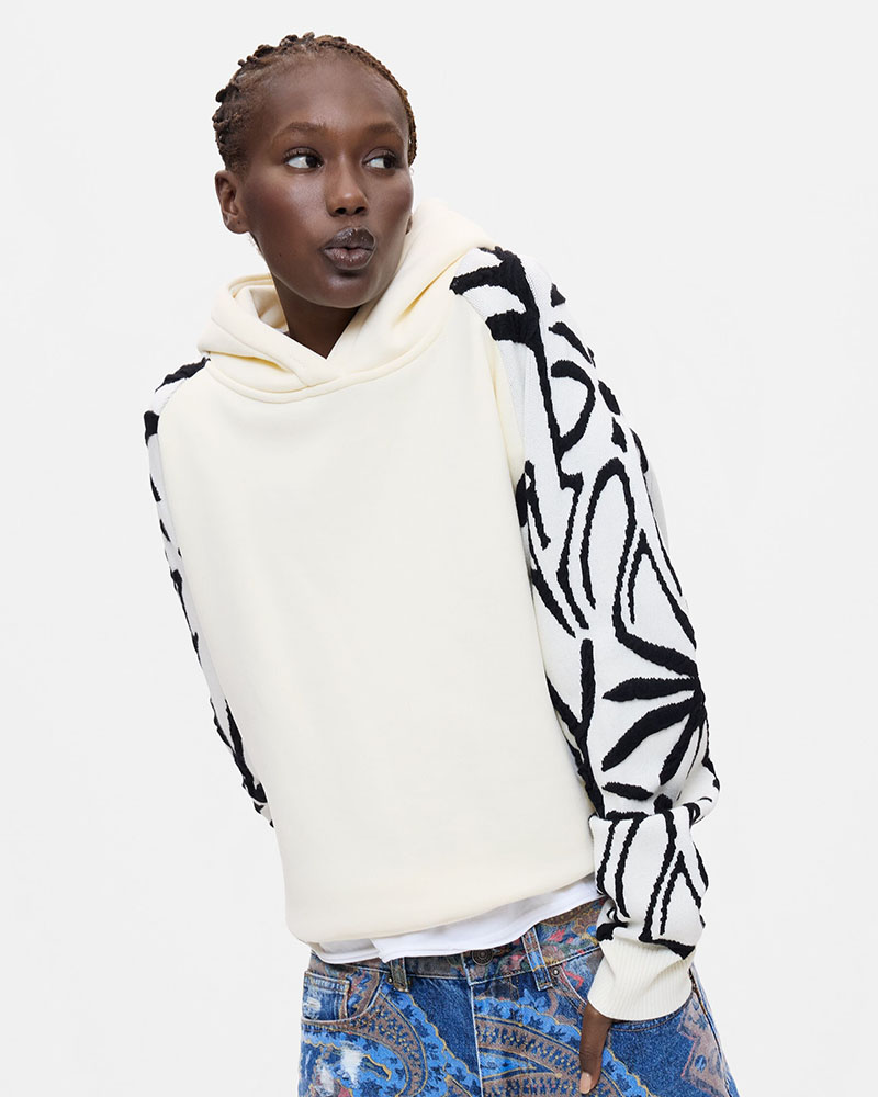 DESIGUAL SWEAT_LA VIDA ES CHULA ΦΟΥΤΕΡ ΓΥΝΑΙΚΕΙΟ - DS0AP26WWSK040000000