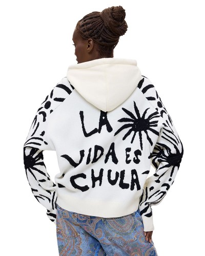 DESIGUAL SWEAT_LA VIDA ES CHULA ΦΟΥΤΕΡ ΓΥΝΑΙΚΕΙΟ - DS0AP26WWSK040000000