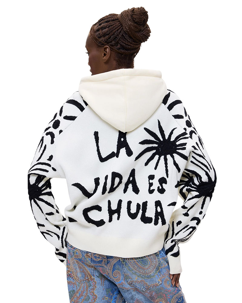 DESIGUAL SWEAT_LA VIDA ES CHULA ΦΟΥΤΕΡ ΓΥΝΑΙΚΕΙΟ - DS0AP26WWSK040000000
