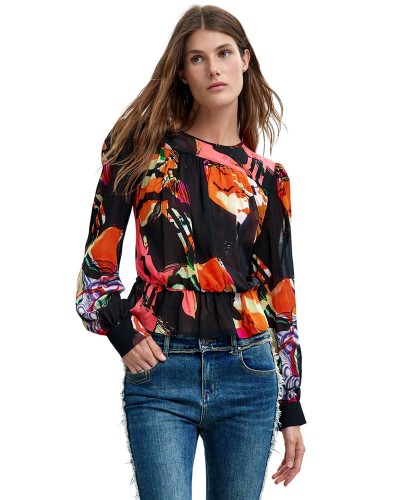 DESIGUAL BLUS_GALAXIA_LACROI ΜΠΛΟΥΖΑ ΓΥΝΑΙΚΕΙΟ - DS0AP26WWBW020000000