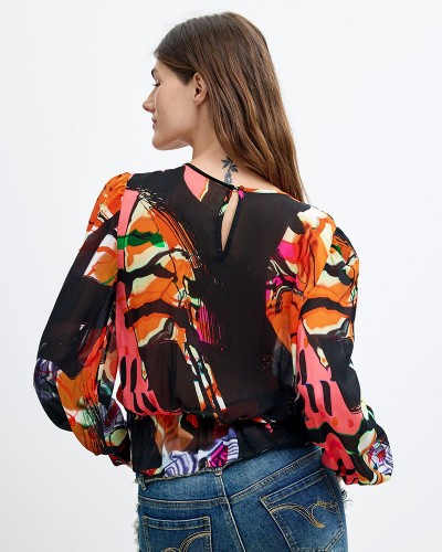 DESIGUAL BLUS_GALAXIA_LACROI ΜΠΛΟΥΖΑ ΓΥΝΑΙΚΕΙΟ - DS0AP26WWBW020000000