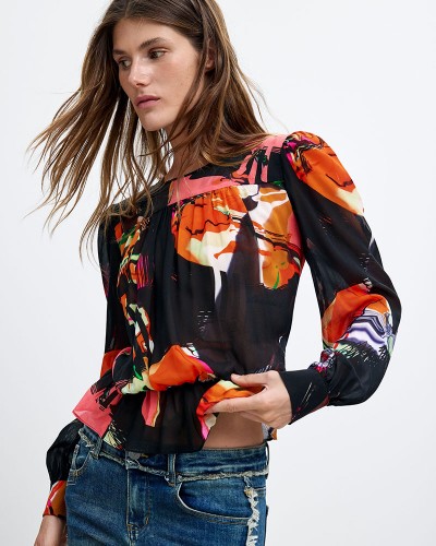 DESIGUAL BLUS_GALAXIA_LACROI ΜΠΛΟΥΖΑ ΓΥΝΑΙΚΕΙΟ - DS0AP26WWBW020000000