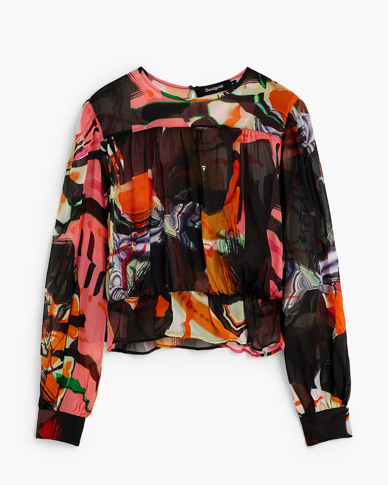DESIGUAL BLUS_GALAXIA_LACROI ΜΠΛΟΥΖΑ ΓΥΝΑΙΚΕΙΟ - DS0AP26WWBW020000000