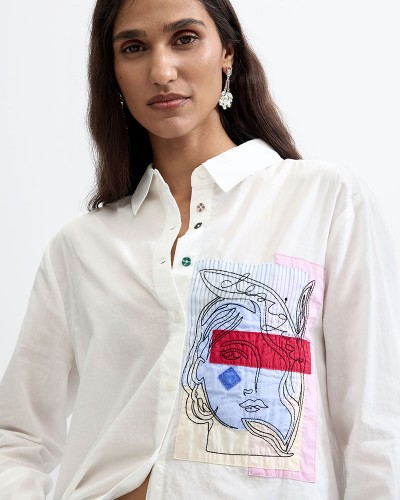 DESIGUAL CAM_RIN ΠΟΥΚΑΜΙΣΟ ΓΥΝΑΙΚΕΙΟ - DS0AP26WWCW110000000