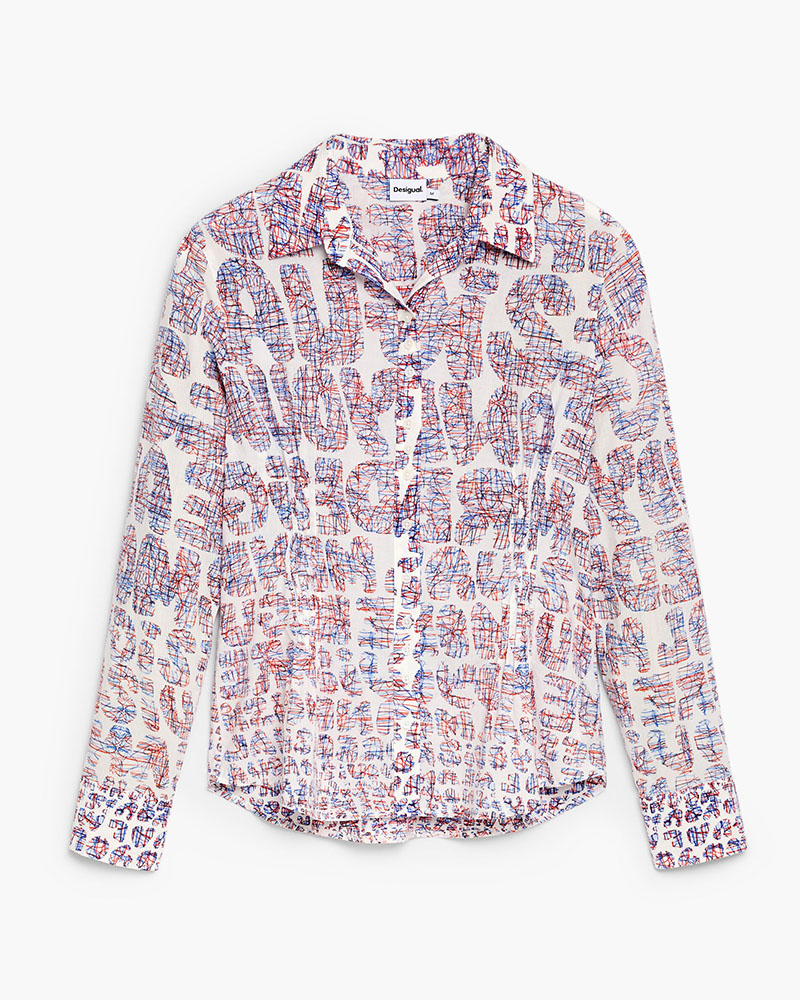 DESIGUAL CAM_LETTERS ΠΟΥΚΑΜΙΣΟ ΓΥΝΑΙΚΕΙΟ - DS0AP26WWCW140000000