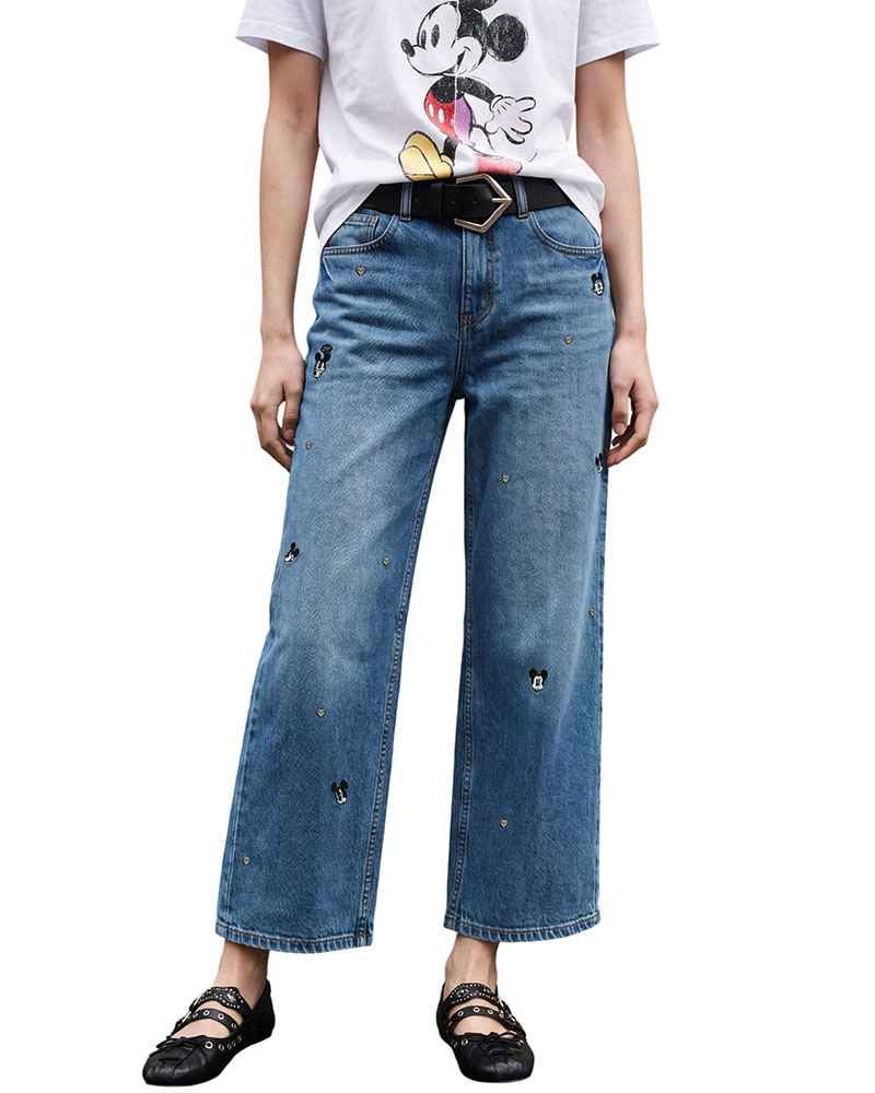 DESIGUAL DENIM_MICKEYM ΠΑΝΤΕΛΟΝΙ ΓΥΝΑΙΚΕΙΟ - DS0AP26WWDD090000000