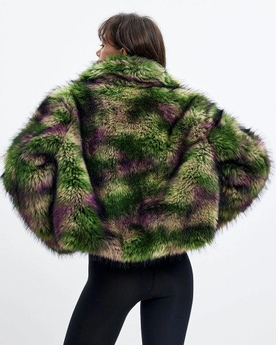 DESIGUAL FAKE FUR_CAMOMILLE_LA ΠΑΛΤΟ ΓΥΝΑΙΚΕΙΟ - DS0AP26WWEW020000000