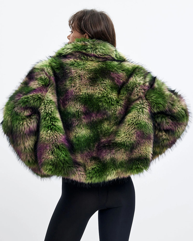 DESIGUAL FAKE FUR_CAMOMILLE_LA ΠΑΛΤΟ ΓΥΝΑΙΚΕΙΟ - DS0AP26WWEW020000000