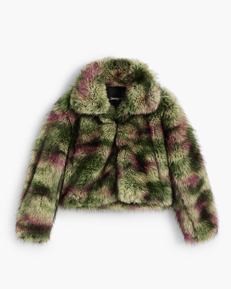 DESIGUAL FAKE FUR_CAMOMILLE_LA ΠΑΛΤΟ ΓΥΝΑΙΚΕΙΟ - DS0AP26WWEW020000000