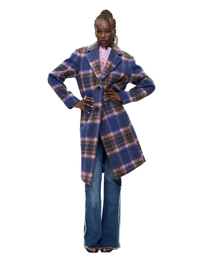 DESIGUAL CHAQ_CHECKERED ΠΑΛΤΟ ΓΥΝΑΙΚΕΙΟ - DS0AP26WWEW300000000
