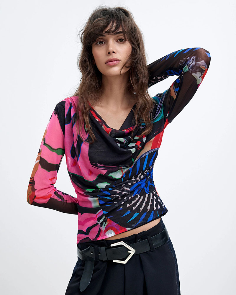 DESIGUAL TS_GALAXIA_LACROIX ΜΠΛΟΥΖΑ ΓΥΝΑΙΚΕΙΟ - DS0AP26WWTK110000000