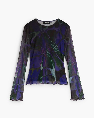 DESIGUAL TS_DOTS LEAF_LACROIX ΜΠΛΟΥΖΑ ΓΥΝΑΙΚΕΙΟ - DS0AP26WWTK020000000