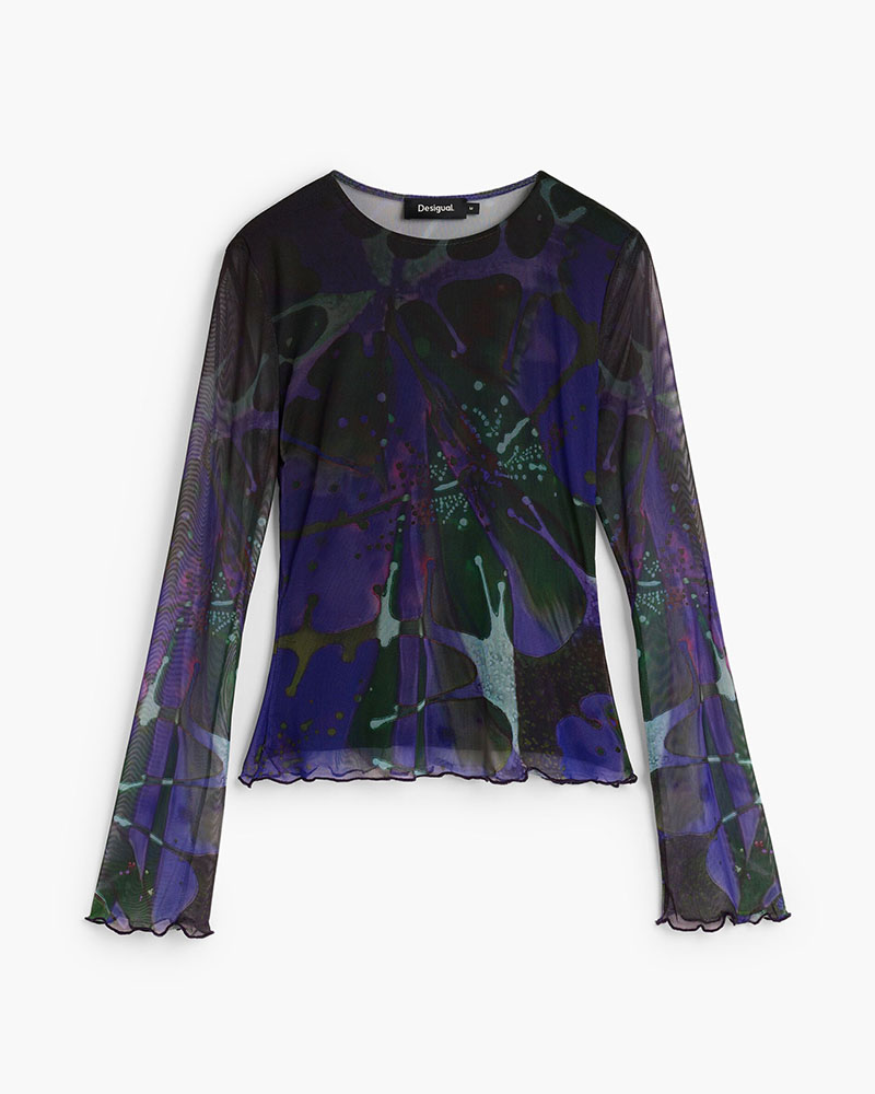 DESIGUAL TS_DOTS LEAF_LACROIX ΜΠΛΟΥΖΑ ΓΥΝΑΙΚΕΙΟ - DS0AP26WWTK020000000