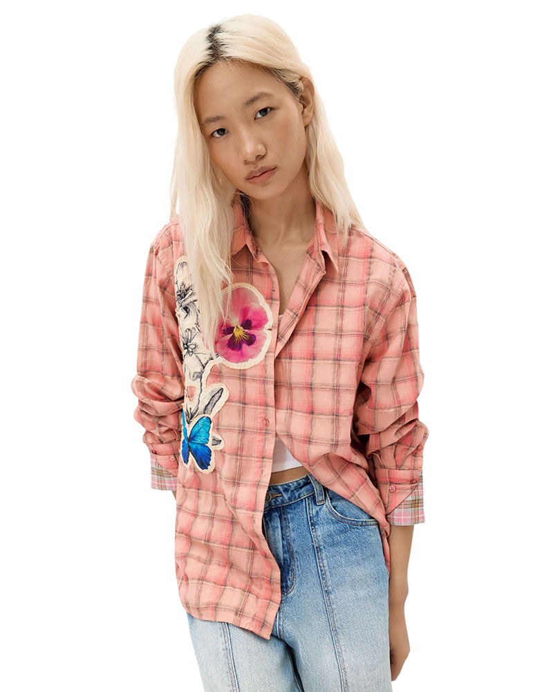 DESIGUAL CAM_CUADROS ΠΟΥΚΑΜΙΣΟ ΓΥΝΑΙΚΕΙΟ - DS0AP26WWCW030000000