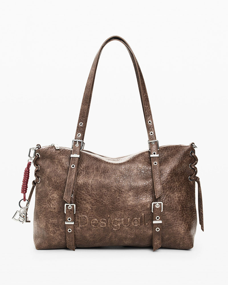 DESIGUAL BAG_HALF LOGO LANUZA ΤΣΑΝΤΑ ΓΥΝΑΙΚΕΙΟ - DS0AC26WAXPAF0000000