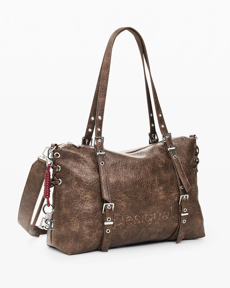DESIGUAL BAG_HALF LOGO LANUZA ΤΣΑΝΤΑ ΓΥΝΑΙΚΕΙΟ - DS0AC26WAXPAF0000000