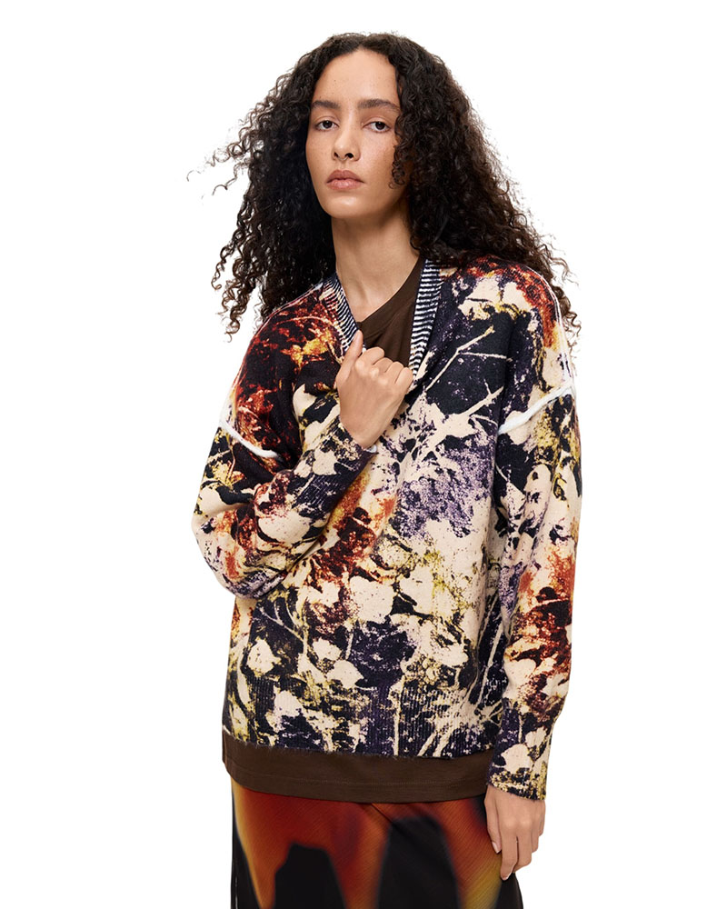 DESIGUAL JERS_CAMUFLAGE ΠΛΕΚΤΟ ΓΥΝΑΙΚΕΙΟ - DS0AP26WWJF420000000