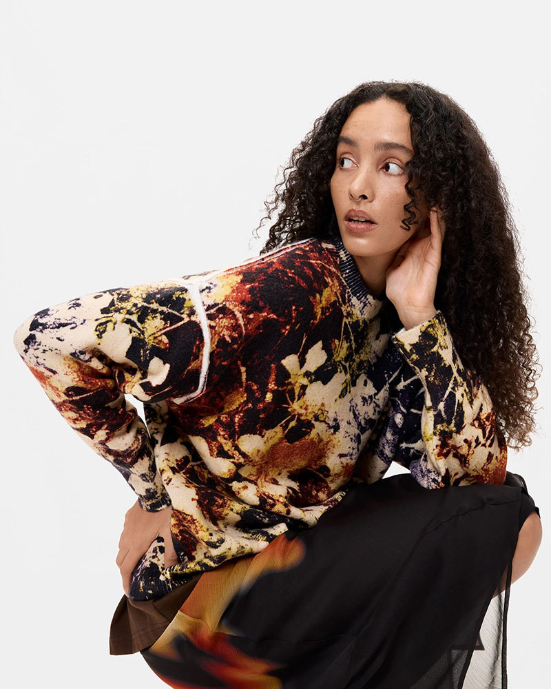 DESIGUAL JERS_CAMUFLAGE ΠΛΕΚΤΟ ΓΥΝΑΙΚΕΙΟ - DS0AP26WWJF420000000
