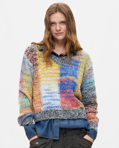 DESIGUAL JERS_EARTHTEXTURE ΠΛΕΚΤΟ ΓΥΝΑΙΚΕΙΟ - DS0AP26WWJF250000000