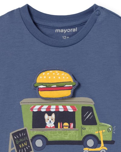 MAYORAL Μπλουζα μακρυμ play  foodtruc - 13-02024