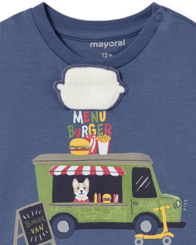 MAYORAL Μπλουζα μακρυμ play  foodtruc - 13-02024