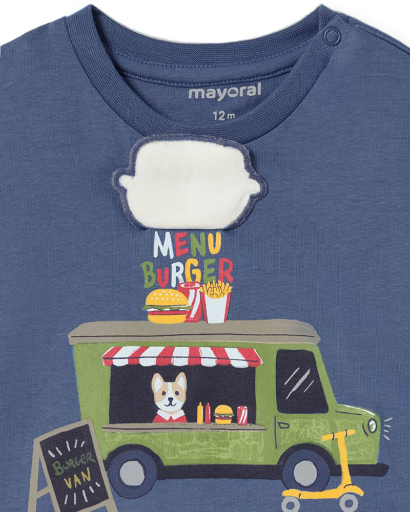 MAYORAL Μπλουζα μακρυμ play  foodtruc - 13-02024