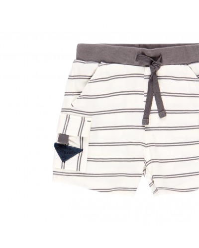 BOBOLI Knit bermuda shorts striped for baby boy - 314042