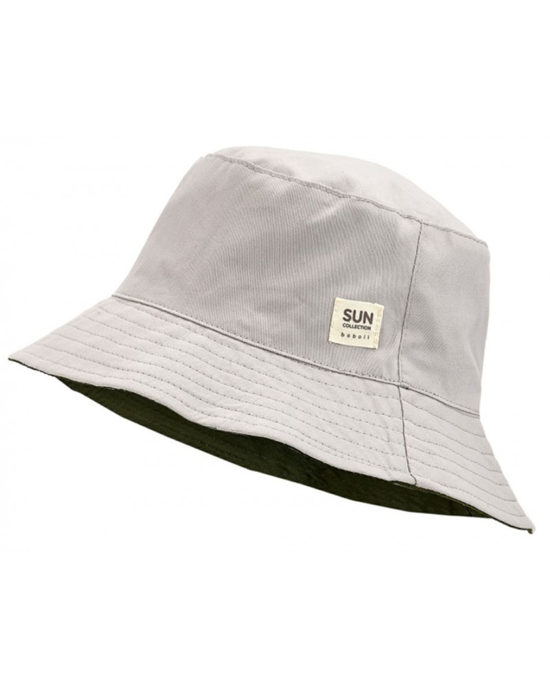 BOBOLI Hat twill "safari" unisex reversible - 490306