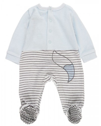 BOBOLI Velour play suit combined for baby - 105185