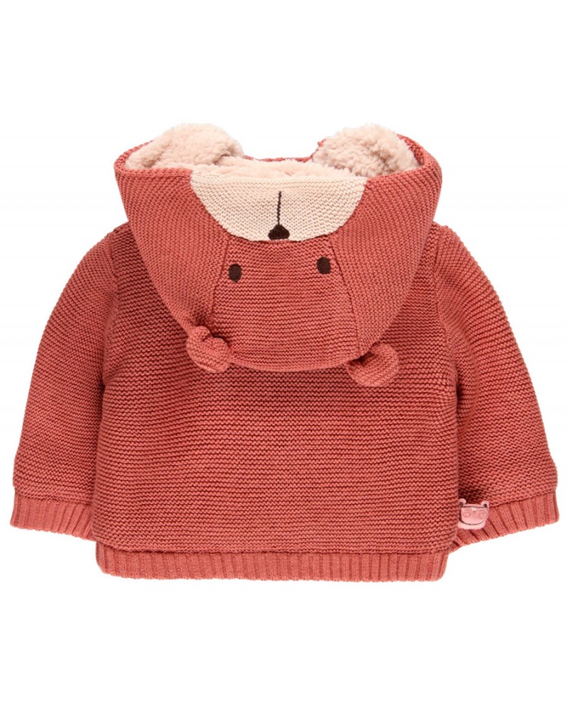 BOBOLI Knitwear jacket hooded for baby - 115131