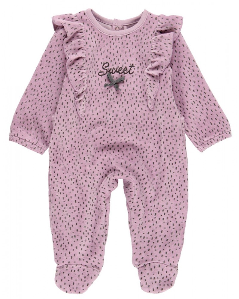 BOBOLI Velour play suit for baby - 125097