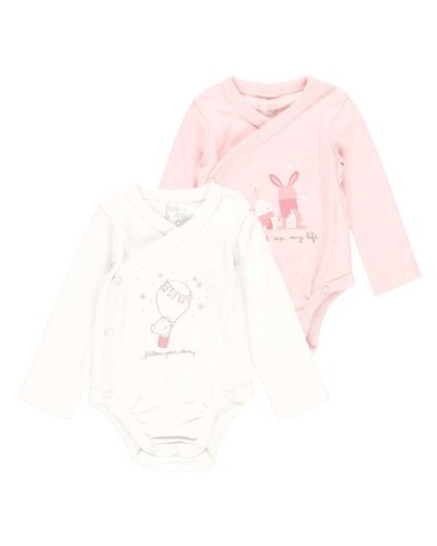 BOBOLI Pack 2 bodys - organic for baby - 17B203