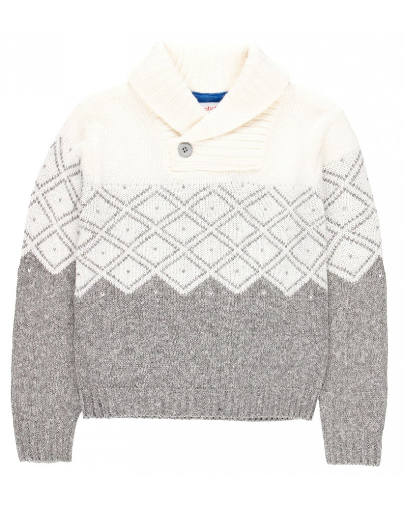 BOBOLI Knitwear pullover jacquard for boy - 735061