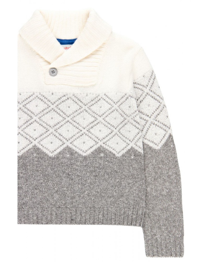 BOBOLI Knitwear pullover jacquard for boy - 735061
