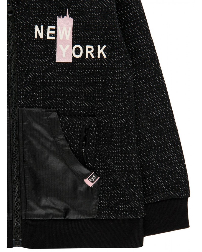 BOBOLI Knit jacket combined for girl - 405188