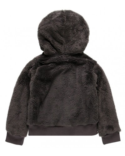 BOBOLI Fluffy hooded jacket for girl - 435181