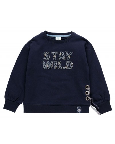 BOBOLI Fleece stretch sweatshirt for girl - 455194