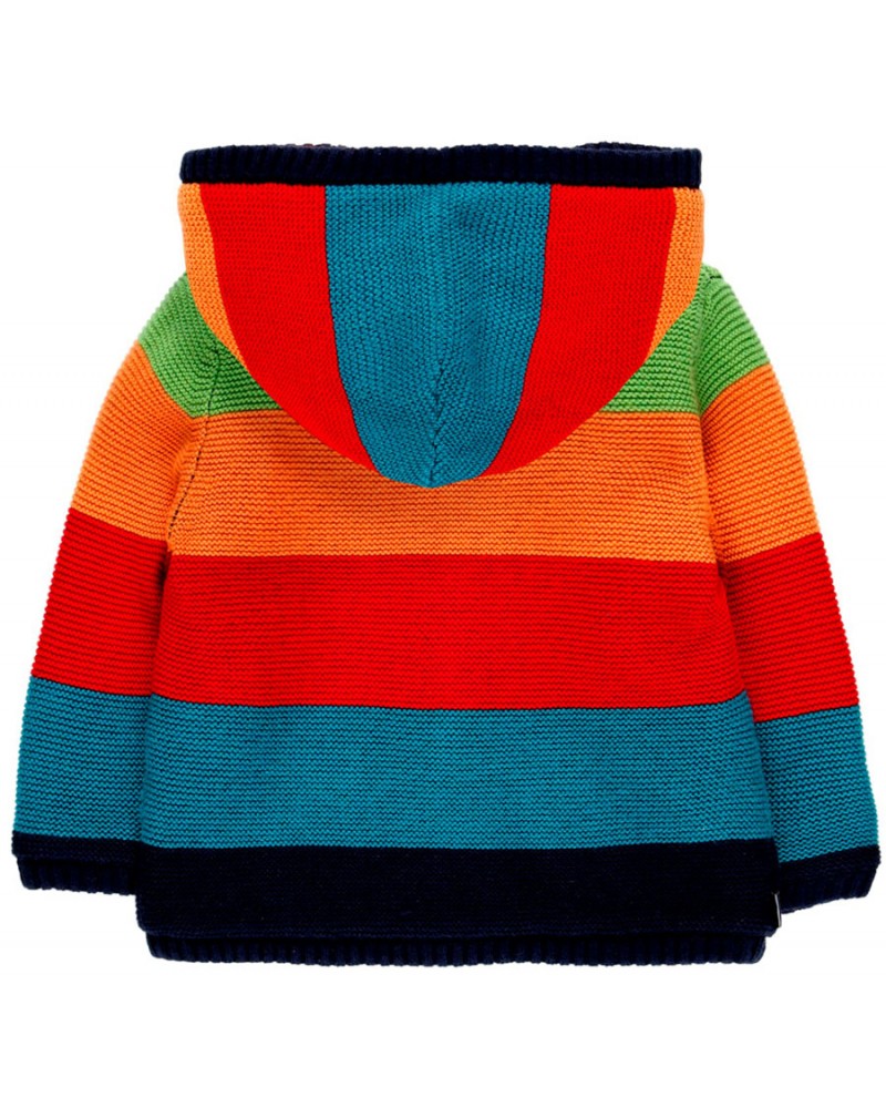 BOBOLI Knitwear jacket striped for baby boy - 235145