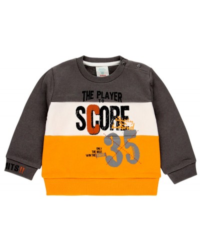BOBOLI Fleece sweatshirt for baby boy - 345046