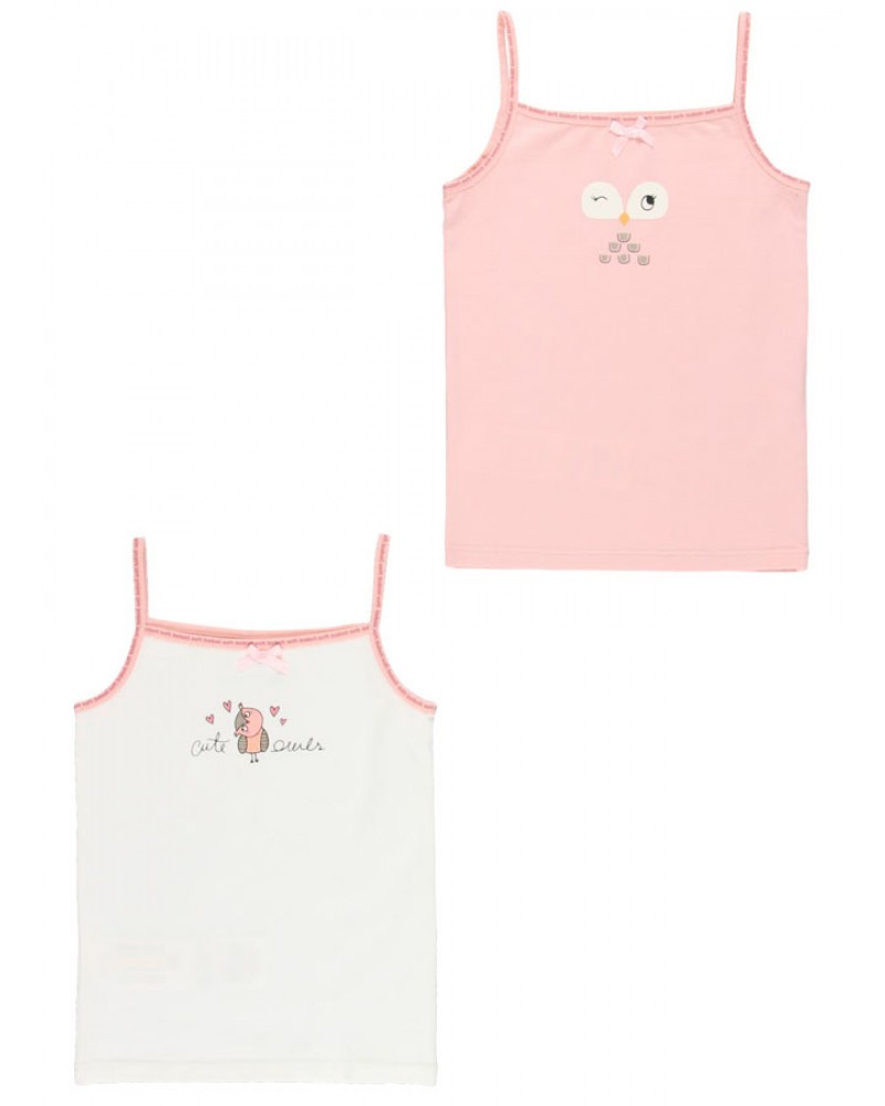 BOBOLI Pack 2 t-Shirts suspenders for girl - 925017