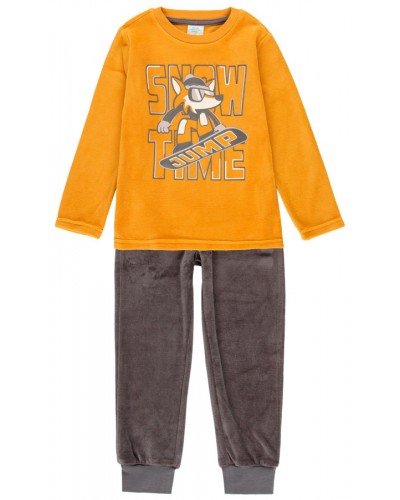 BOBOLI Velour pyjamas "fox" for boy - 935108