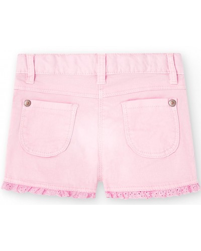 BOBOLI Stretch gabardine shorts for baby girl - 296029 BOBOLI Stretch gabardine shorts for baby girl - 296029